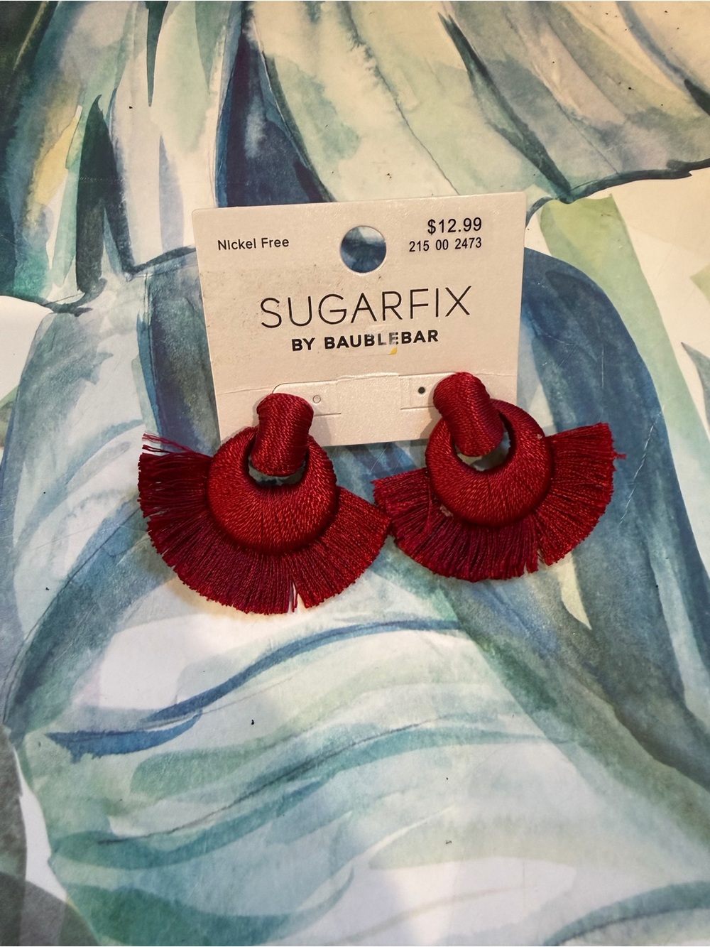 Sugarfix by Baublebar - red earrings